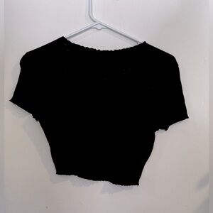 Black Crop Top